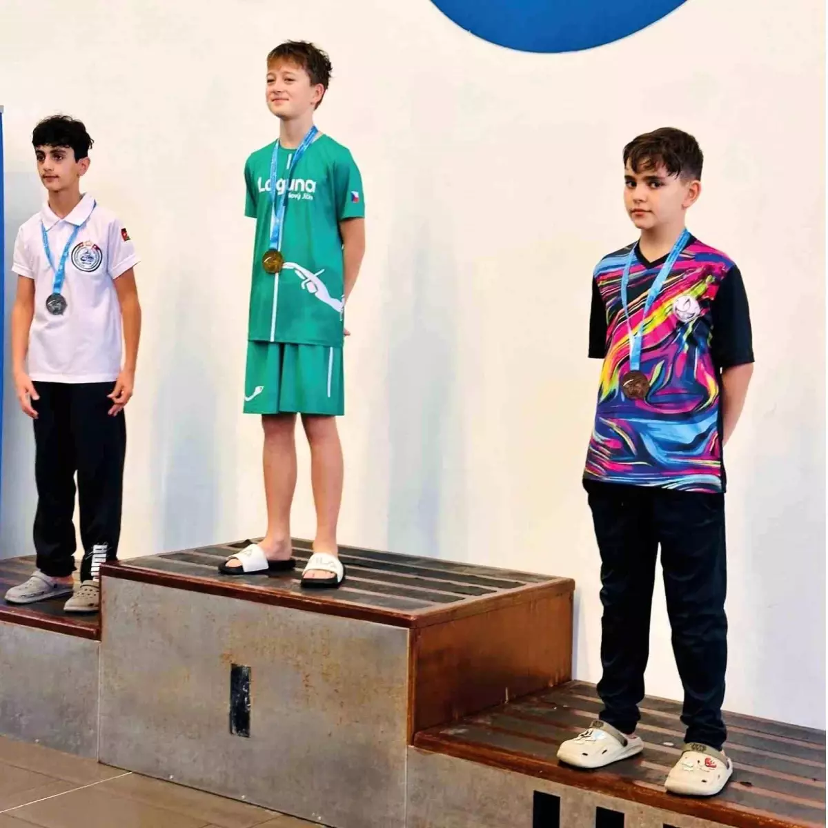 Elazığ paletli yüzme yarışlarında dünya 3.'sü oldu