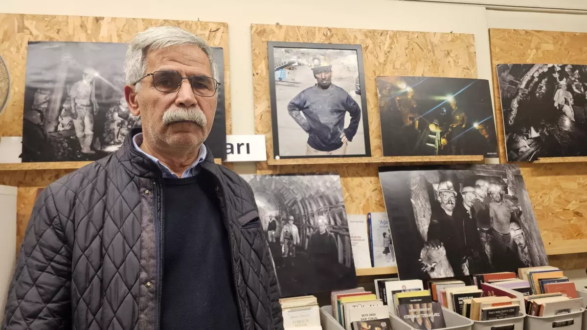 Emekli madenci, çektiği fotoğraflarla mesleğini anlatıyor