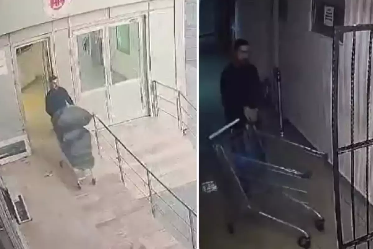 İşte Büyükçekmece Adliyesi'ndeki skandal hırsızlığın ilk görüntüleri