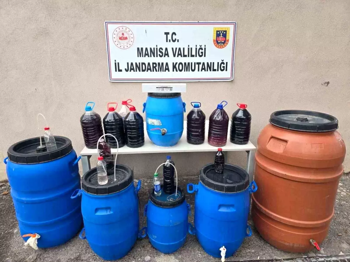 Manisa'da yılbaşı öncesi kaçak içki operasyonu