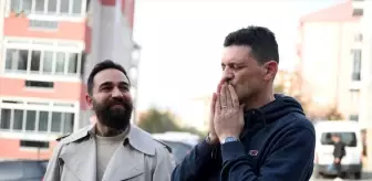 Mattia Ahmet Minguzzi'nin babası, oğlunun duvara çizilen portresini görmek için Edirne'ye geldi