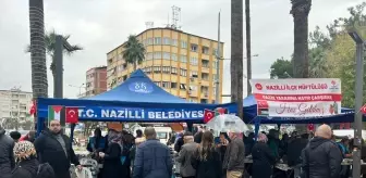 Nazilli'den Gazze için 'hayır çarşısı' açıldı