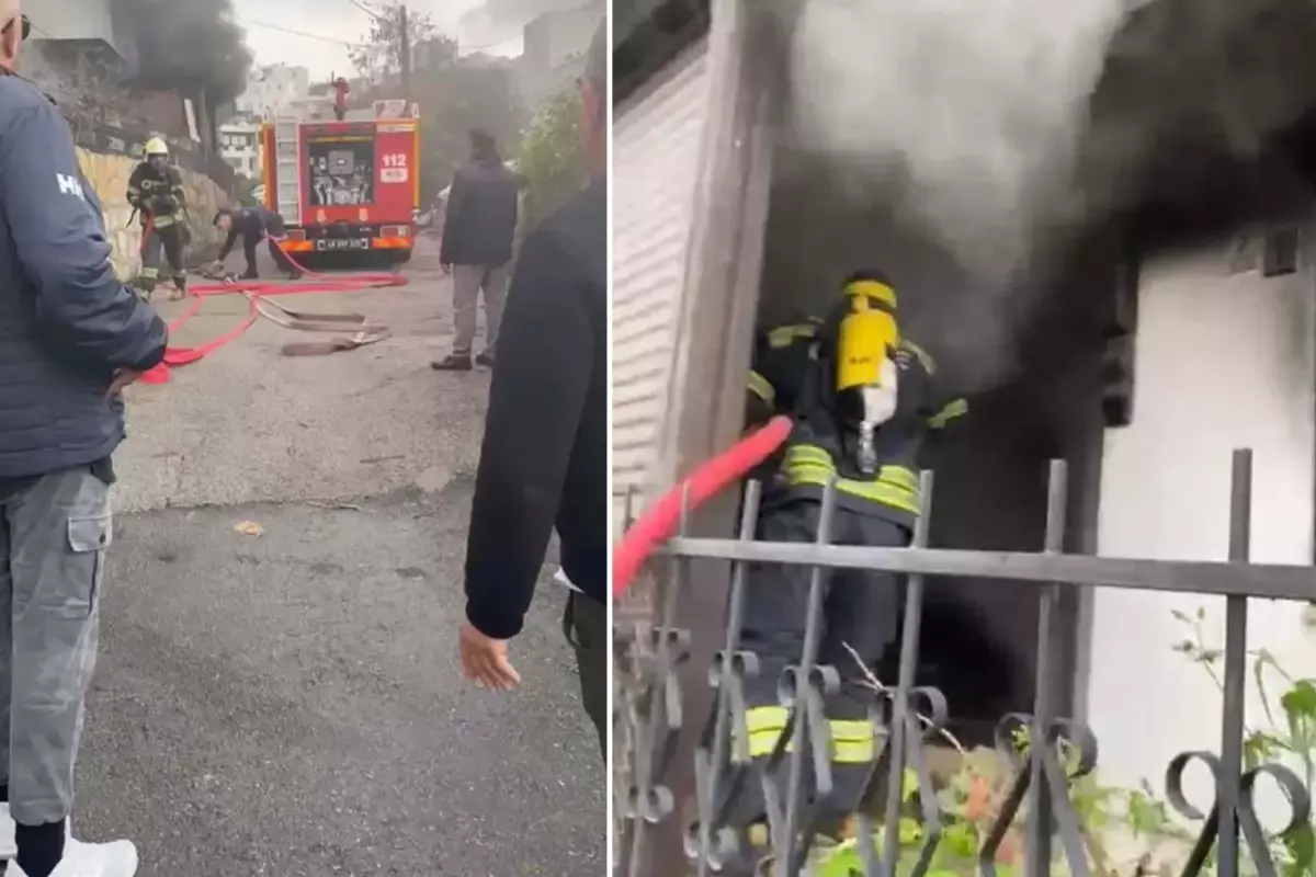 Psikolojik sorunları olan kadın gözünü kırpmadan yaktı