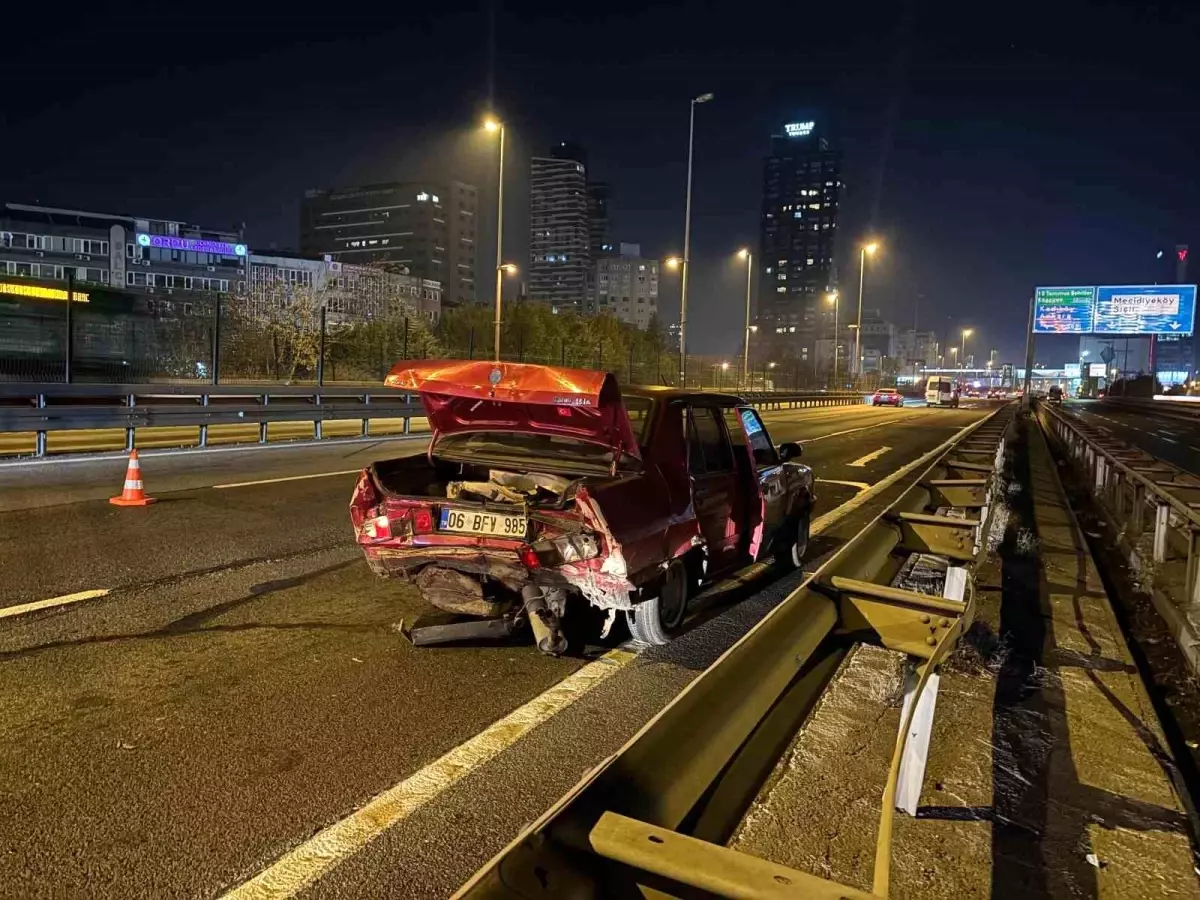 Şişli'de 3 araç birbirine girdi: 1 ağır 2 yaralı