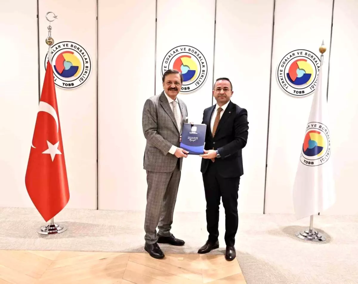 Başkan Güngör, başkan Hisarcıklıoğlu'na dosya sundu