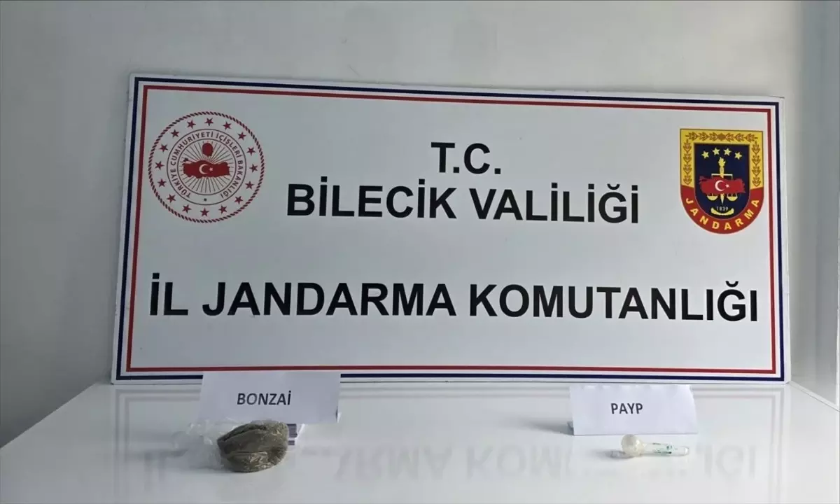 Bilecik'te uygulamada durdurulan araçta uyuşturucu madde bulundu