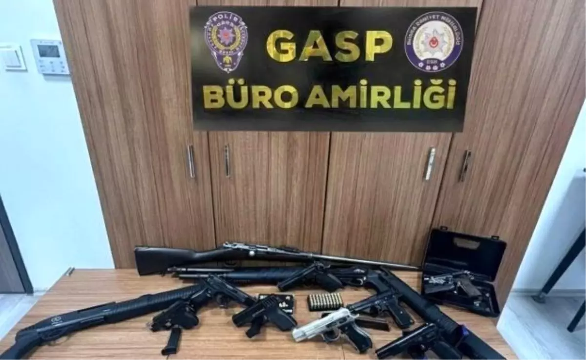 Bursa'da silah operasyonu: 41 şüpheliye adli işlem