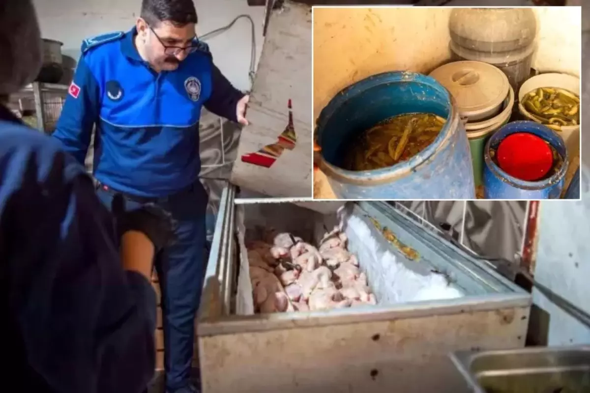 Ekipler harekete geçti! Dönerciden çıkanlar mide bulandırdı