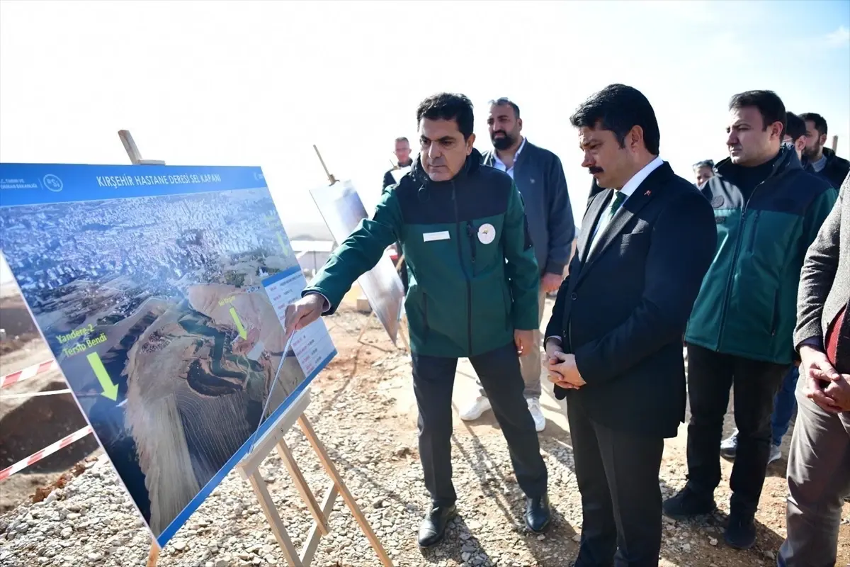 Kırşehir Valisi Demiryürek, DSİ çalışmalarını yerinde inceledi