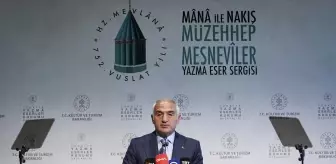 'Mana ve Nakış: Müzehhep Mesneviler Yazma Eser Sergisi' açıldı