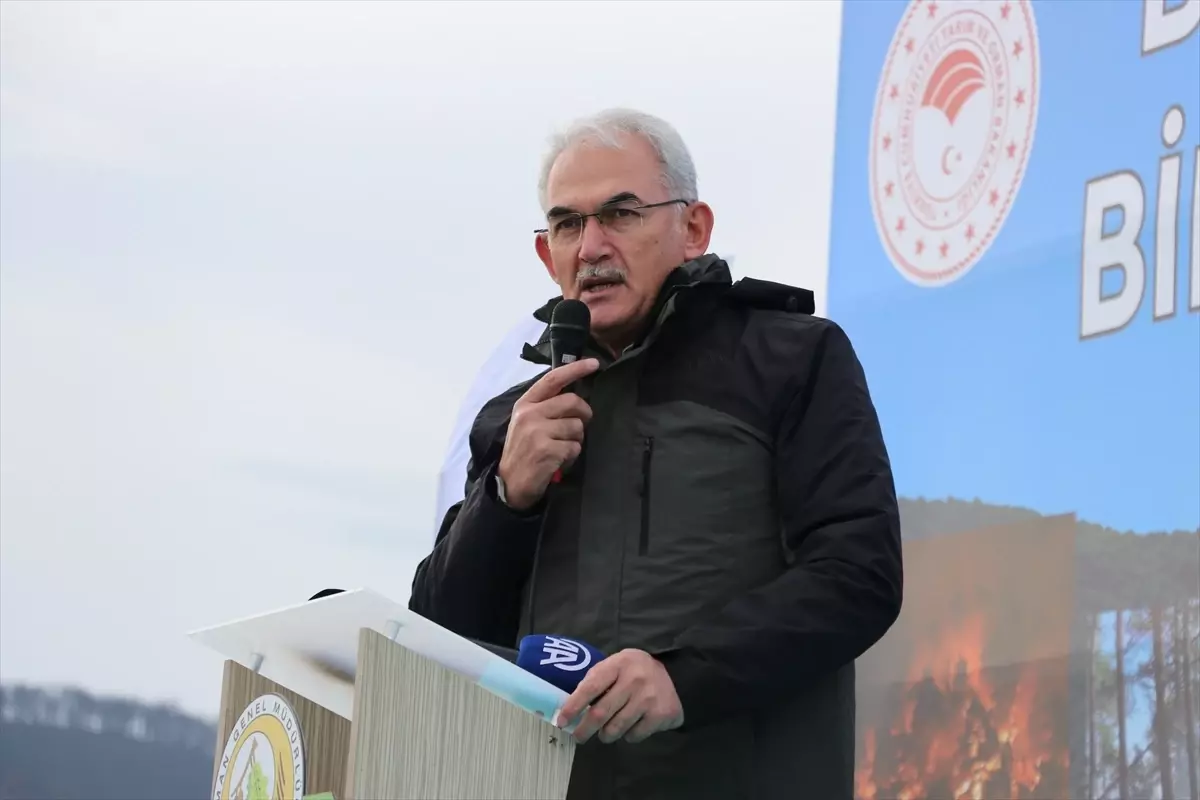Orman Genel Müdürü Karacabey, Bursa'da gazetecilere açıklamada bulundu Açıklaması