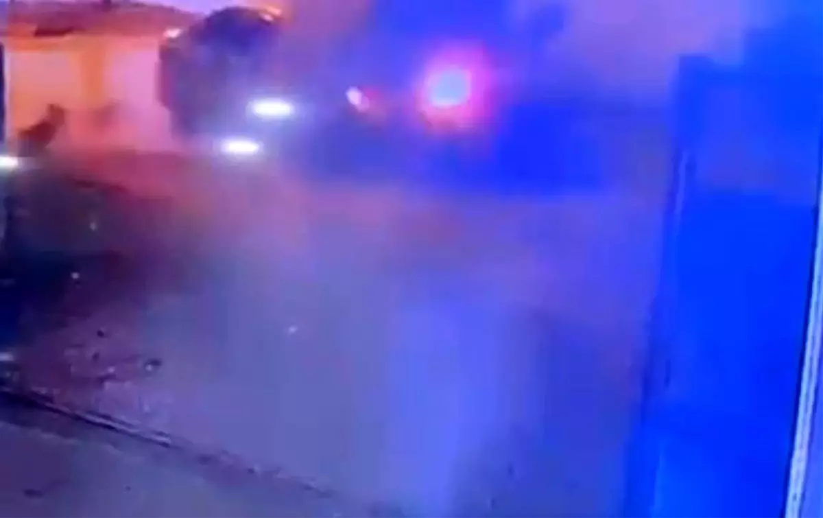 Osmaniye'de 2 kişinin hayatını kaybettiği kaza görüntülendi