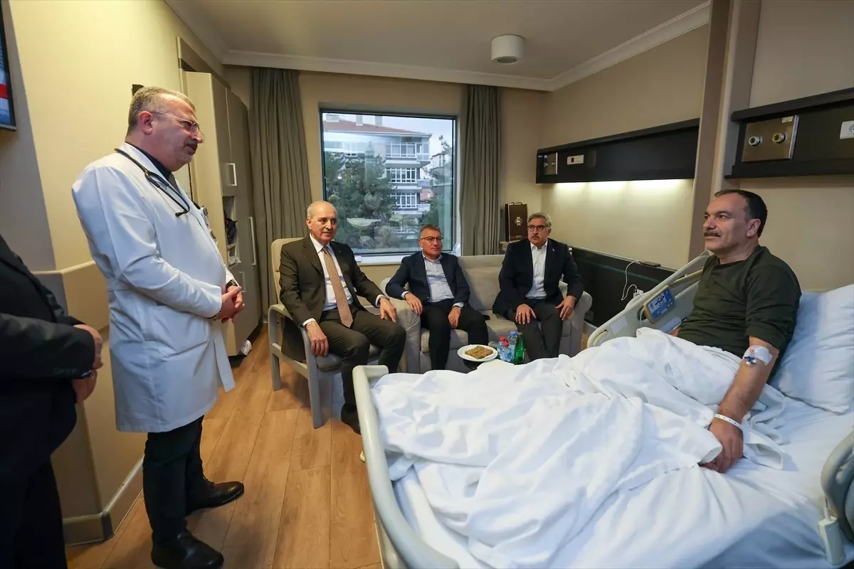 TBMM Başkanı Kurtulmuş'tan Bilici ve Selvi'ye 'geçmiş olsun' ziyareti