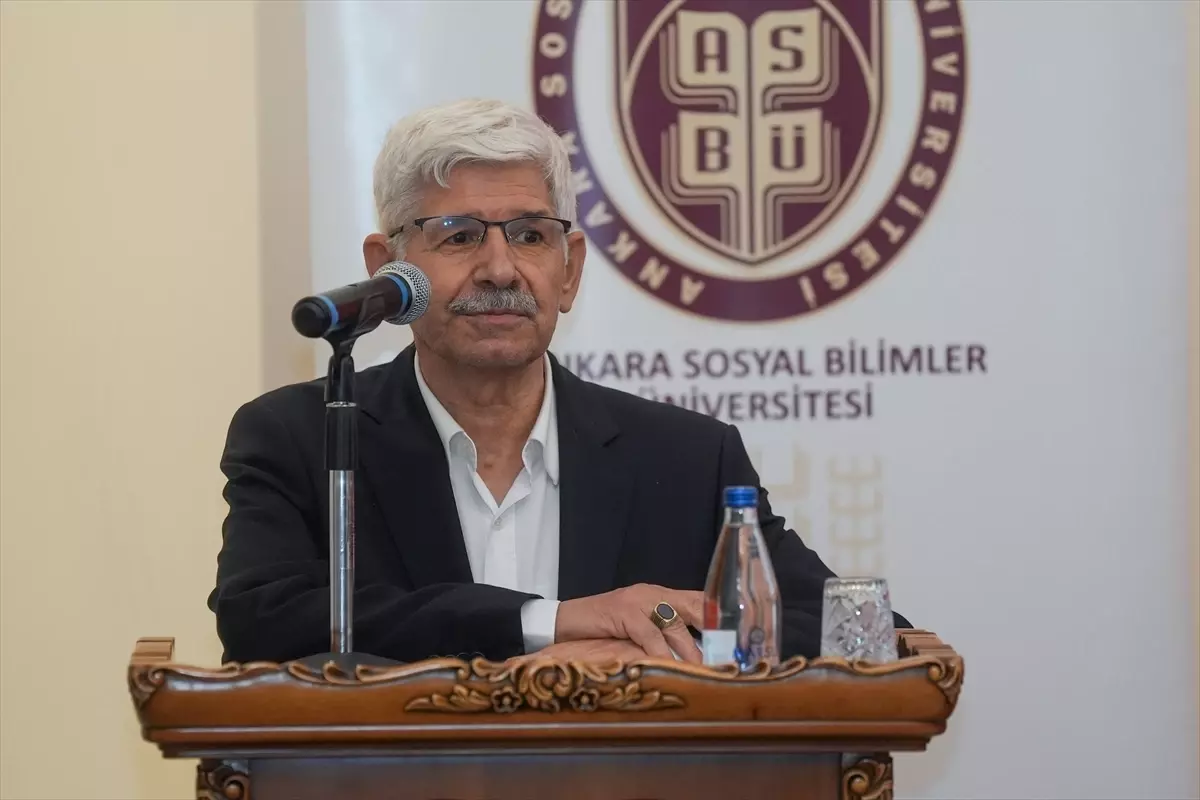 Ankara Sosyal Bilimler Üniversitesinde 'Filistin Şiir Şöleni' etkinliği düzenlendi