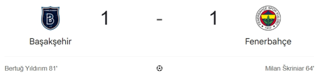 Başakşehir Fenerbahçe maç özeti ve golleri! (ÖZET) Başakşehir Fenerbahçe kaç kaç bitti, golleri kim attı? Başakşehir Fenerbahçe maç özeti ve golleri! (ÖZET) Başakşehir Fenerbahçe kaç kaç bitti, golleri kim attı?