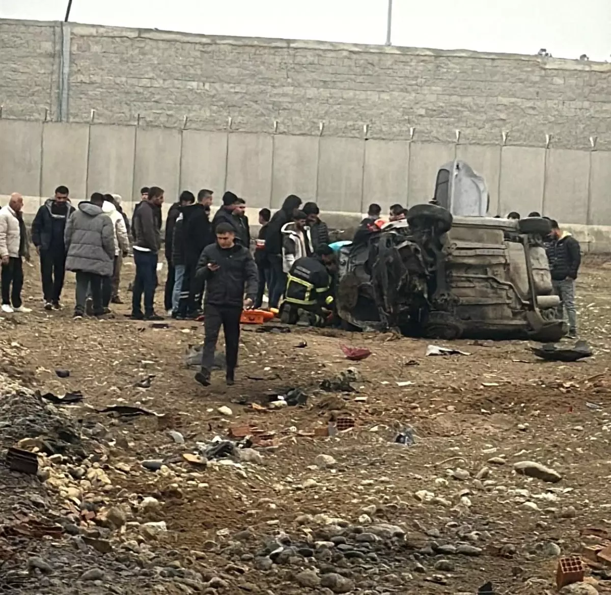 Batman'da otomobil takla attı: 2 yaralı