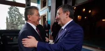 Cumhurbaşkanı Yardımcısı Yılmaz, KKTC Başbakanı Üstel ile görüştü Açıklaması