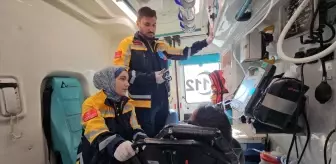 Erzincan'da sağlık çalışanı çift ambulansla zorlu vakalara birlikte koşuyor