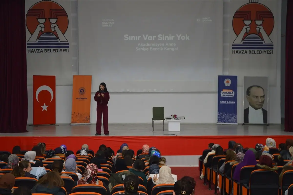 Havza'da 'Sınır Var Sinir Yok' söyleşisi düzenlendi