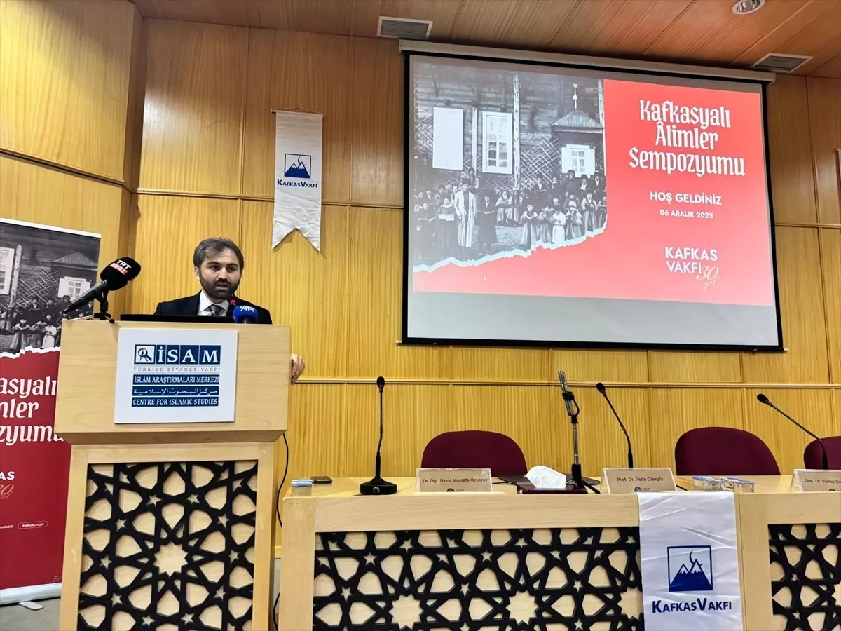 İstanbul'da 'Kafkasyalı Alimler Sempozyumu' düzenlendi