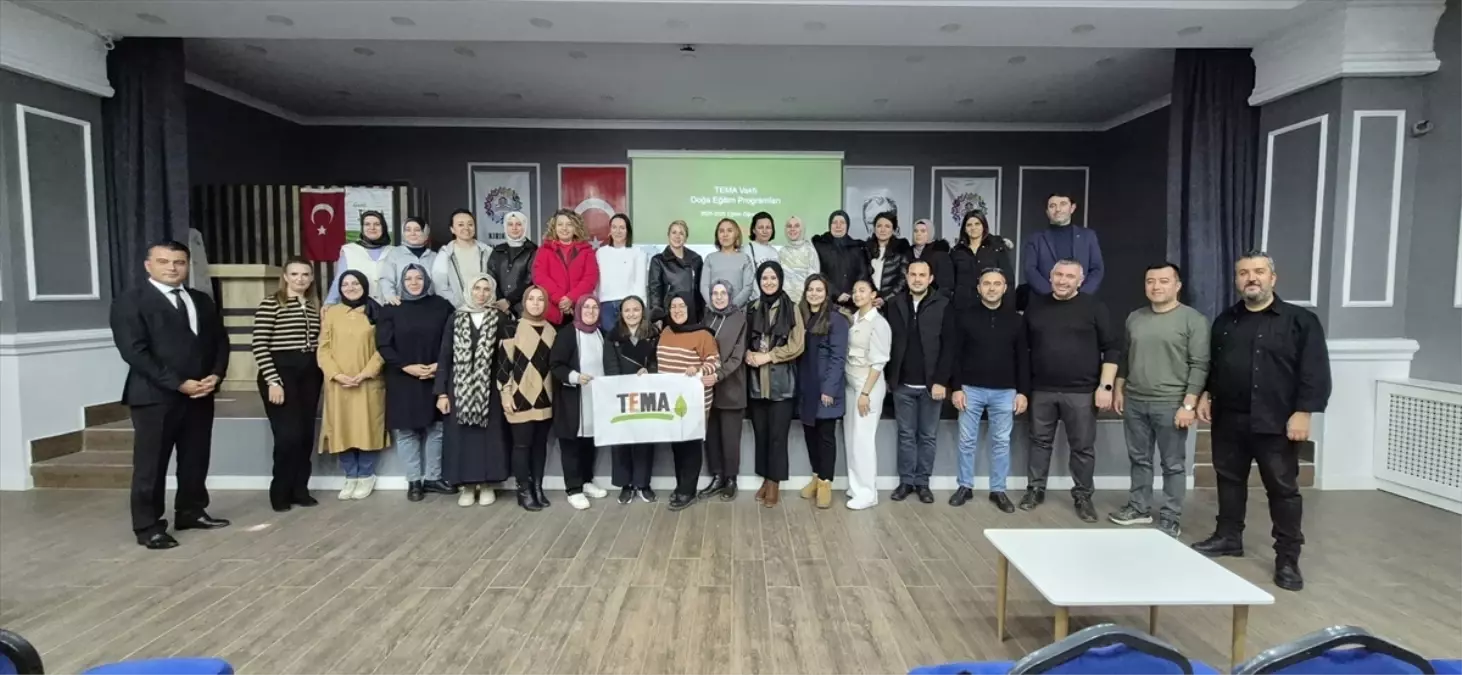 Kırıkkale'de TEMA Vakfı gönüllüsü öğretmenler doğa eğitimlerinde buluştu