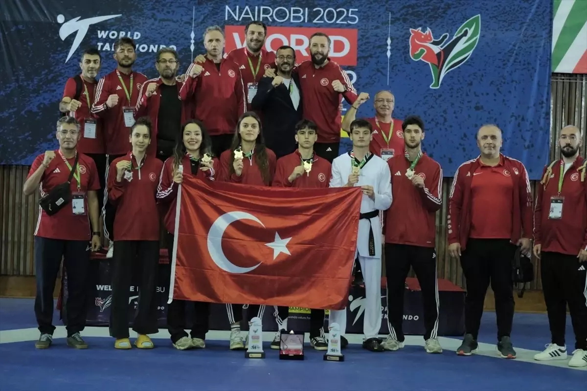 Milli tekvandocular, 21 Yaş Altı Dünya Şampiyonası'nı 4'ü altın 6 madalyayla tamamladı