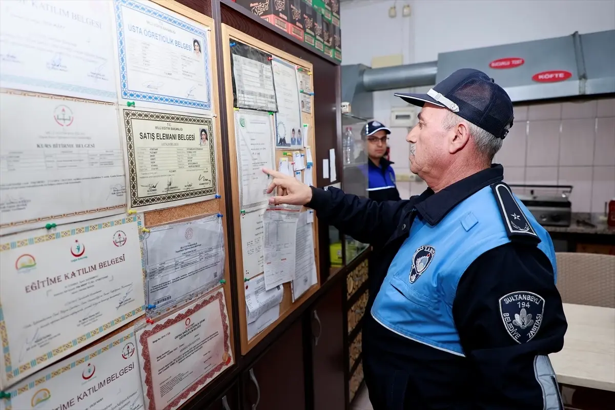 Sultanbeyli Belediyesinden market ve kantinlere denetim