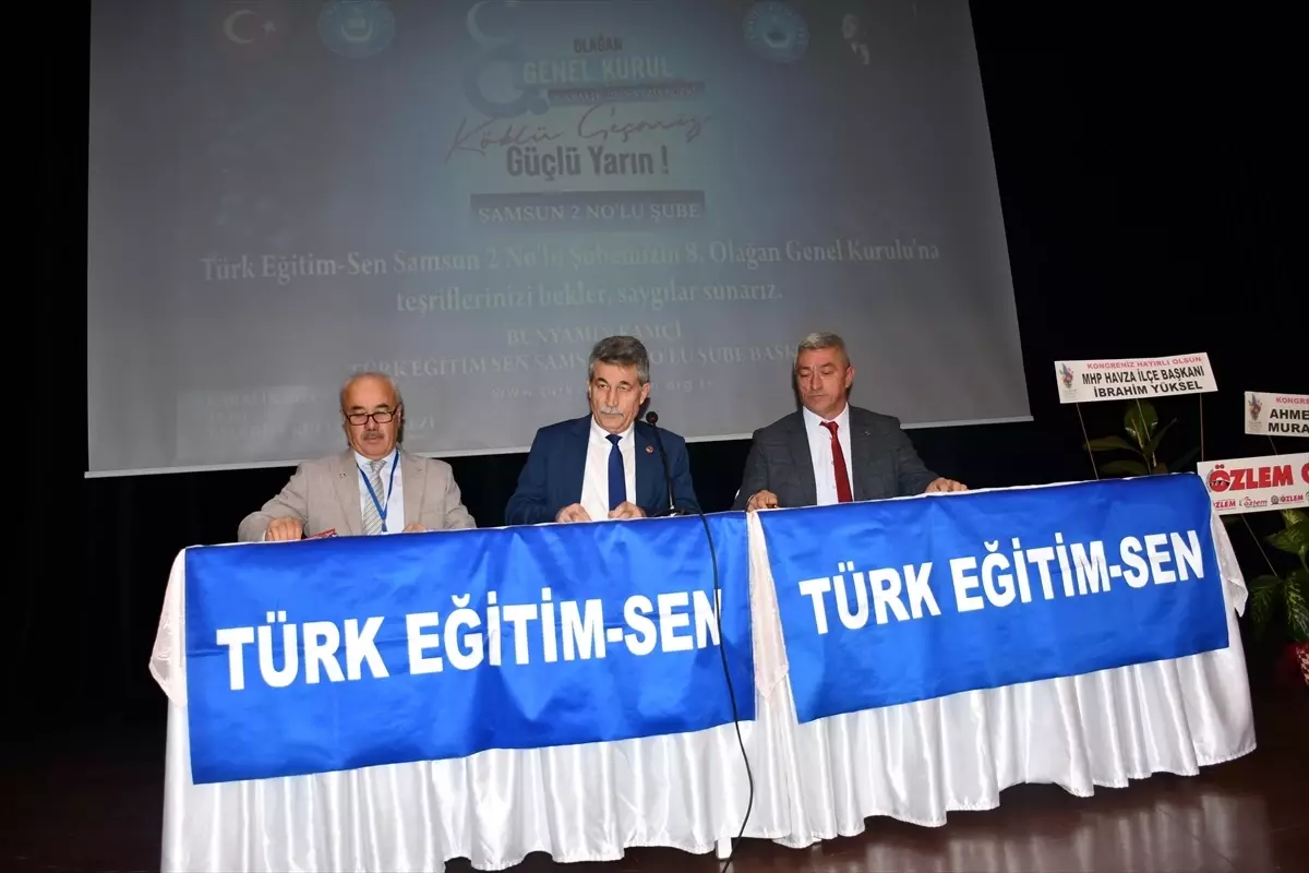 Türk Eğitim-Sen Samsun 2 No'lu Şubesinin 8. Olağan Genel Kurulu yapıldı
