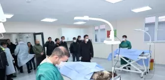 Bitlis Valisi Karakaya hayvan bakımevindeki kış hazırlıklarını inceledi