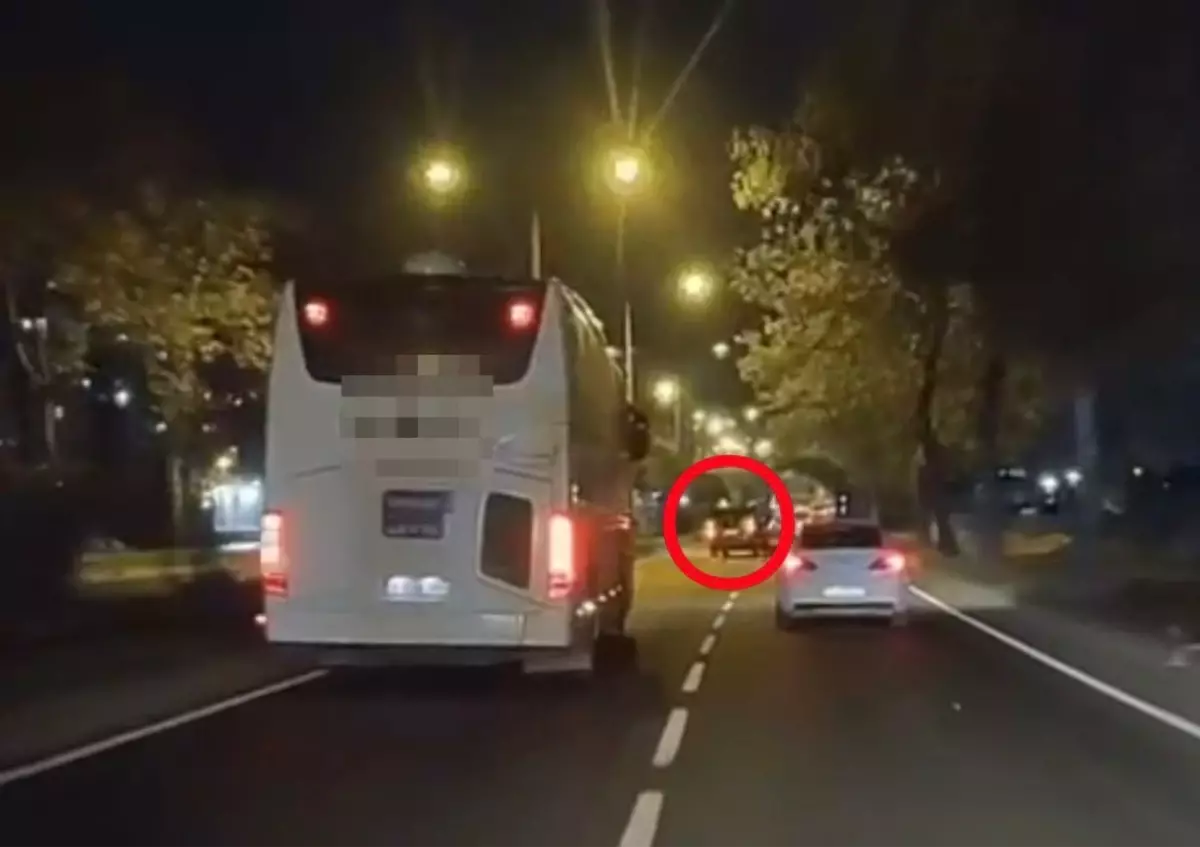 Hafif ticari araçla makas atan sürücüye 14 bin TL para cezası