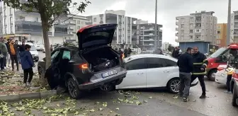 Şanlıurfa'da iki otomobilin çarpışması sonucu 2 kişi yaralandı