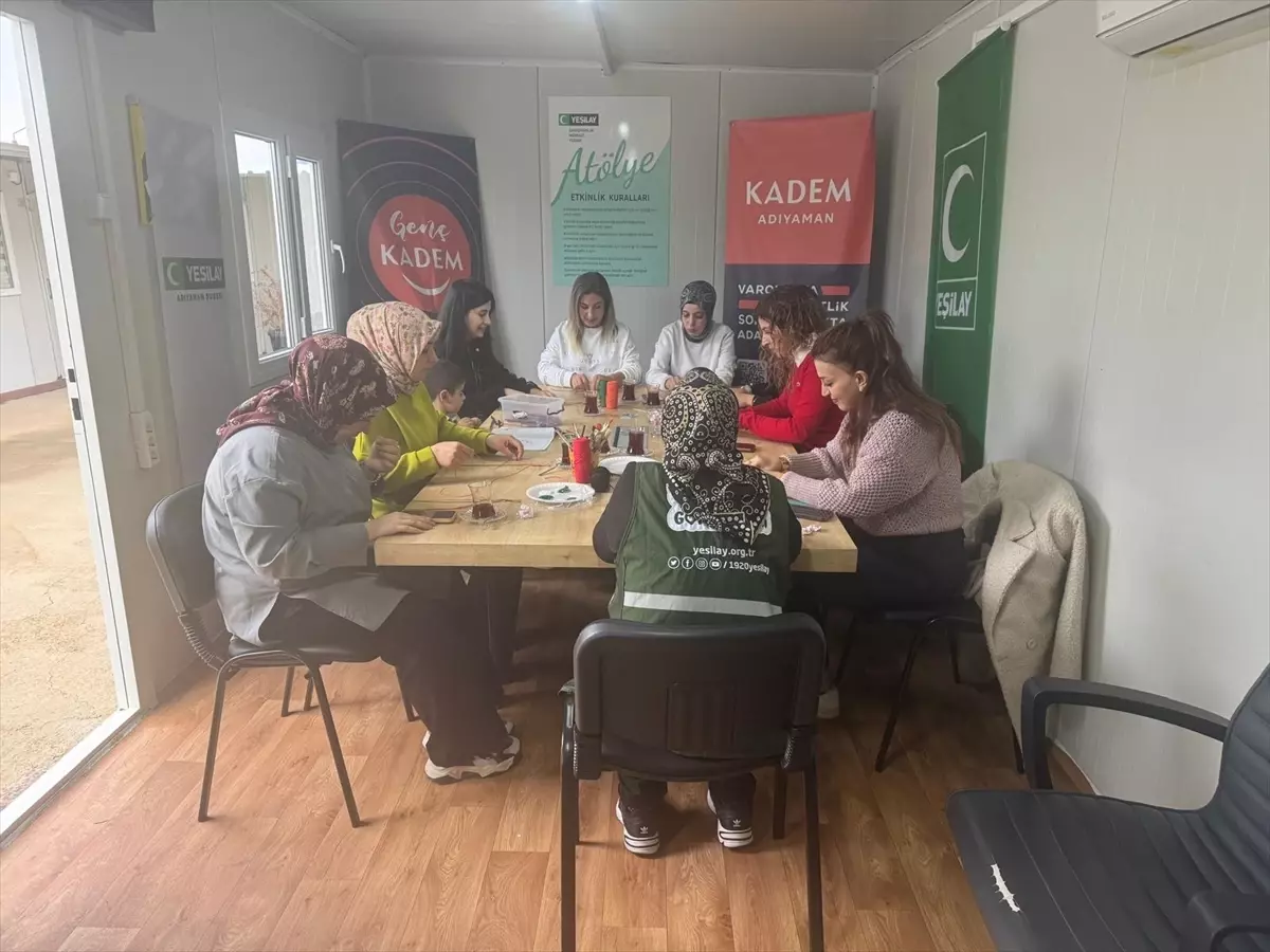 Adıyaman'da Yeşilay Kadın Komisyonu ve KADEM'den Bağımsızlık Atölyesi