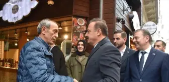 Anahtar Parti Genel Başkanı Ağıralioğlu Trabzon'da esnafı ziyaret etti