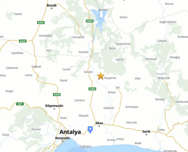 Antalya beşik gibi! Dün gecenin ardından korkutan bir deprem daha