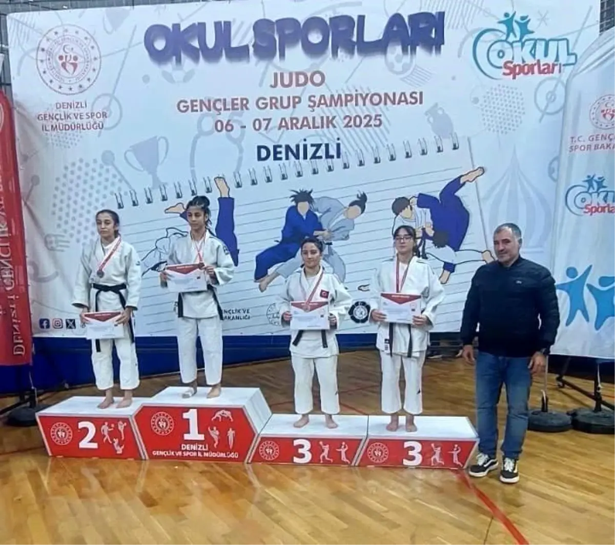 Denizli'de judo grup şampiyonası heyecanı nefes kesti