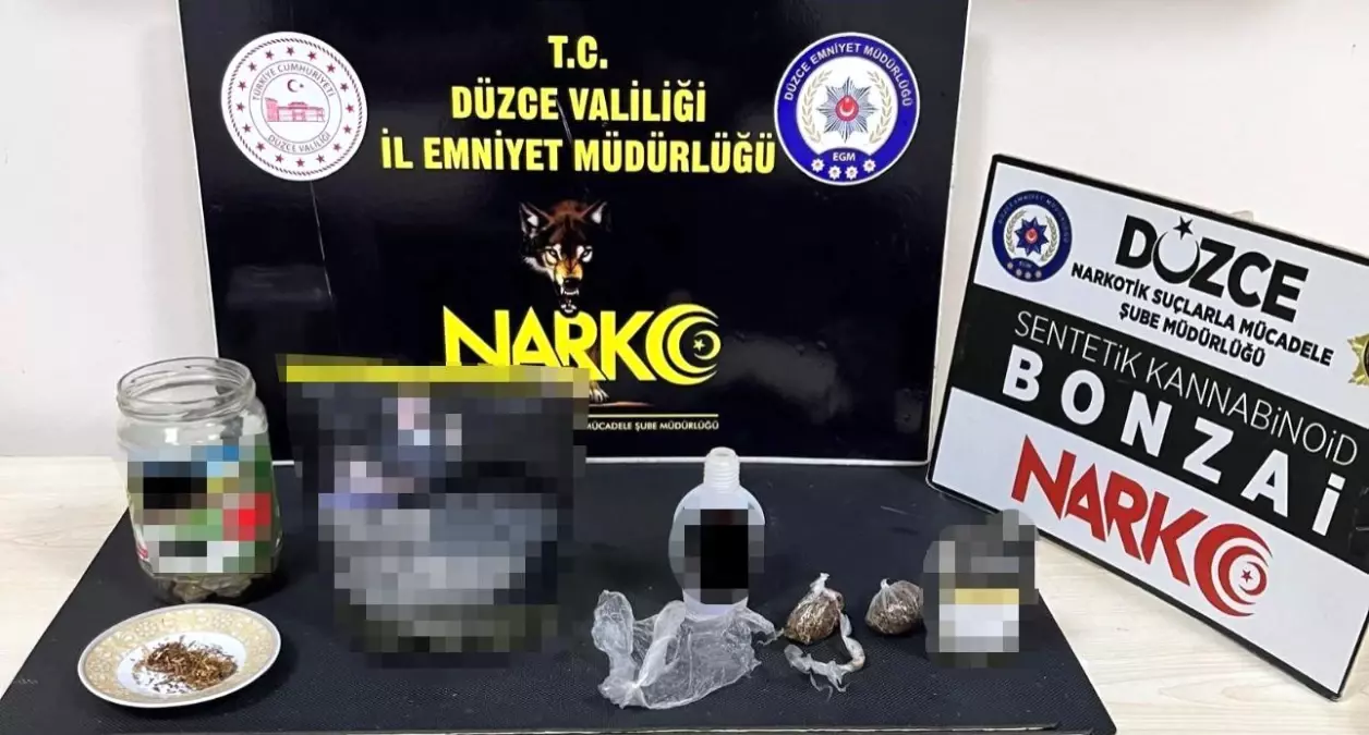 Düzce'de uyuşturucu operasyonu