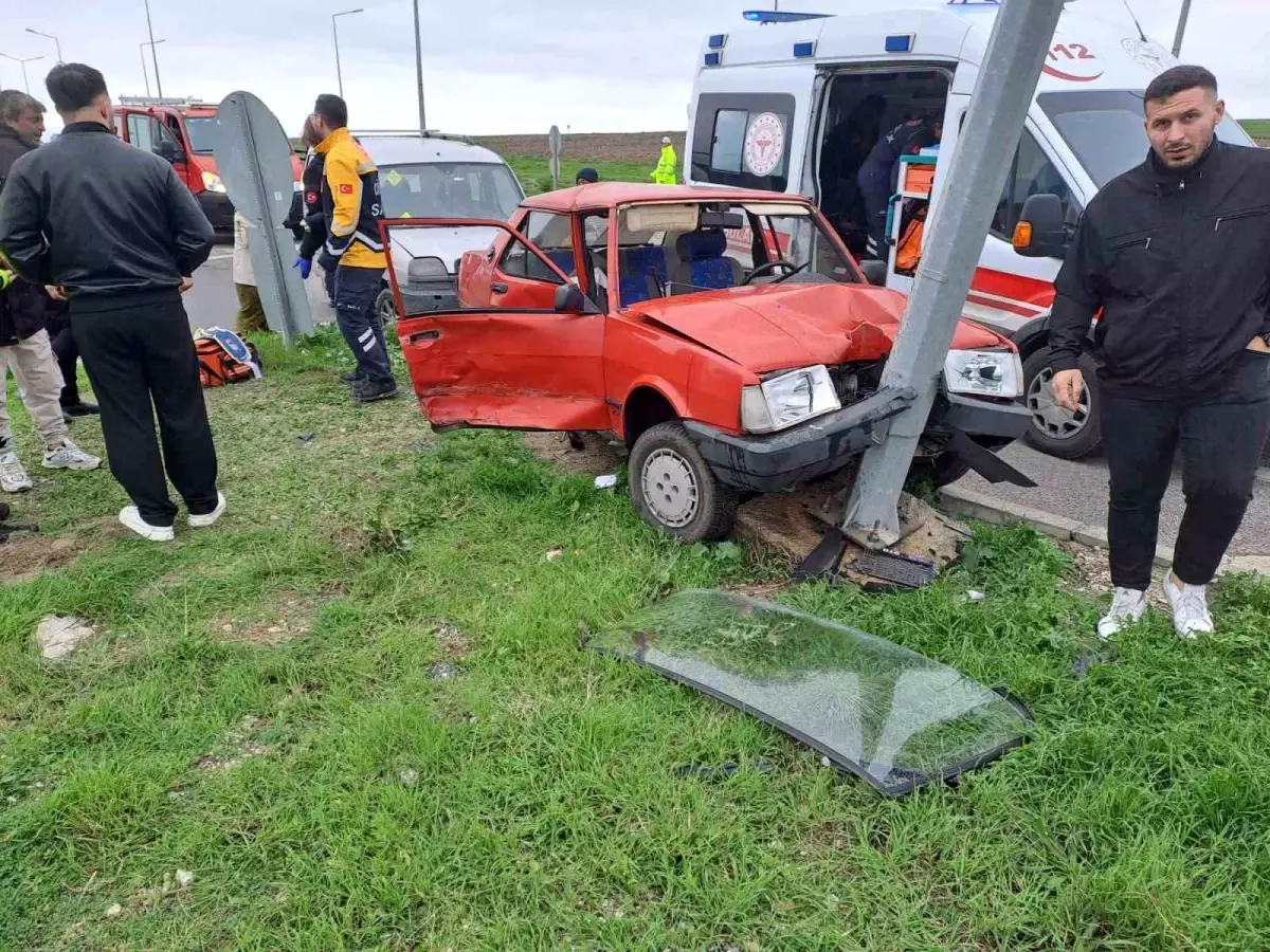 Kırklareli'nde trafik kazası: 1 yaralı