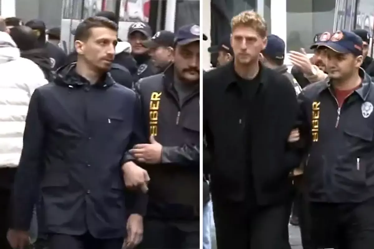 Mert Hakan ve Metehan'ın adliyeye sevk edildiği anlar