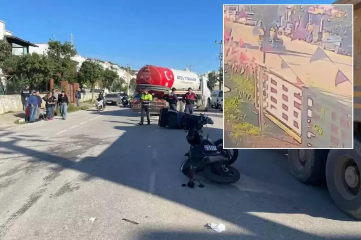 Motosikletler çarpıştı, 82 yaşındaki adam hayatını kaybetti! O anlar kameralarda