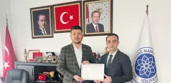 NKÜ'ye 'Beslenme Dostu İş Yeri' belgesi verildi