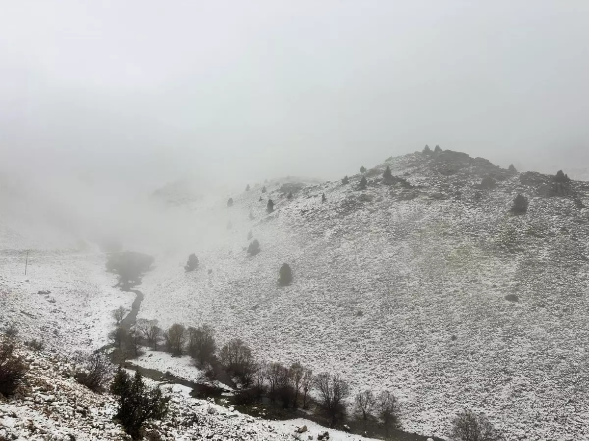 Tunceli'nin yüksek kesimleri beyaza büründü