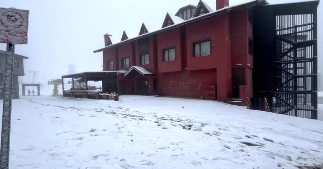 Uludağ'da kar var oteller kapalı