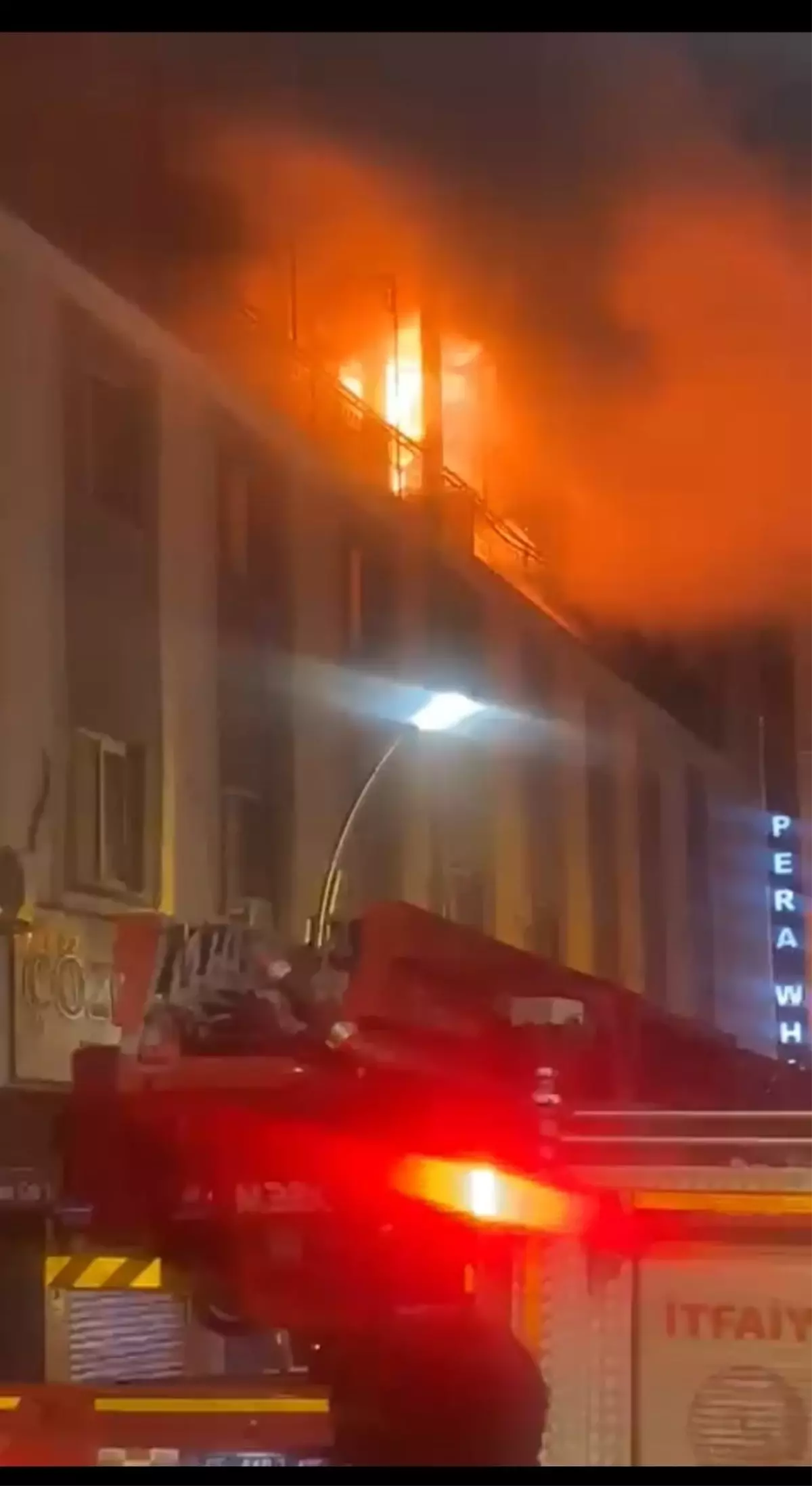 Van'da otelin restoran kısmında yangın paniği