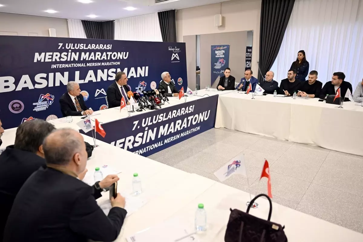7'nci Uluslararası Mersin Maratonu'nun basın lansmanı yapıldı