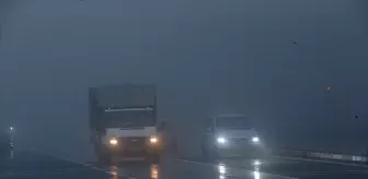 Bolu Dağı'nda sis etkili oldu