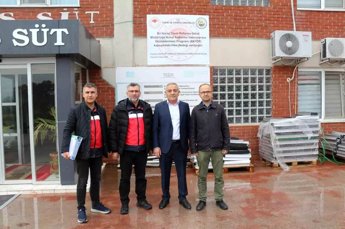 Gediz'de süt işleme tesisine yüzde 50 hibe desteği