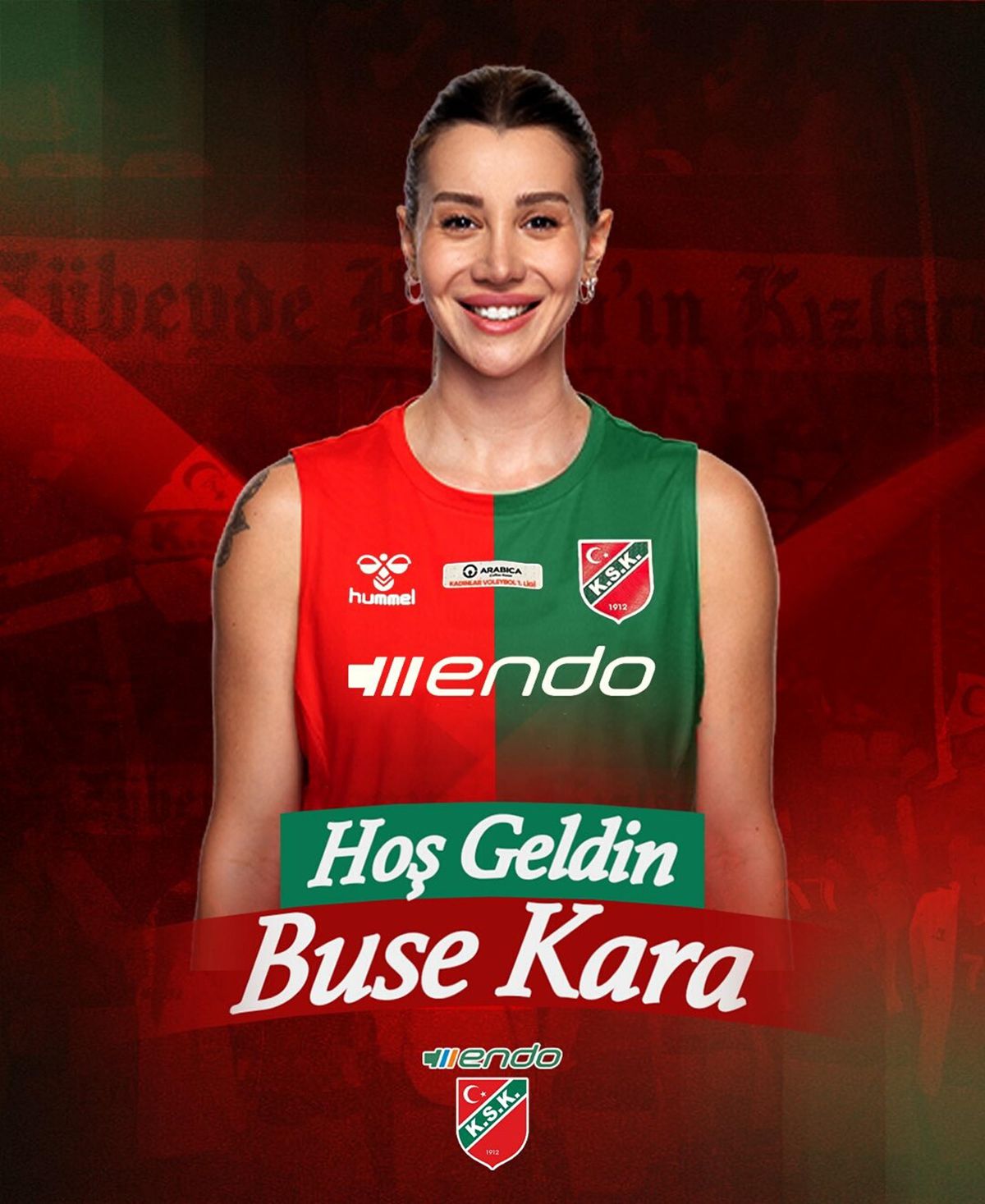 Endo Karşıyaka, smaçör Buse Kara ile anlaştı