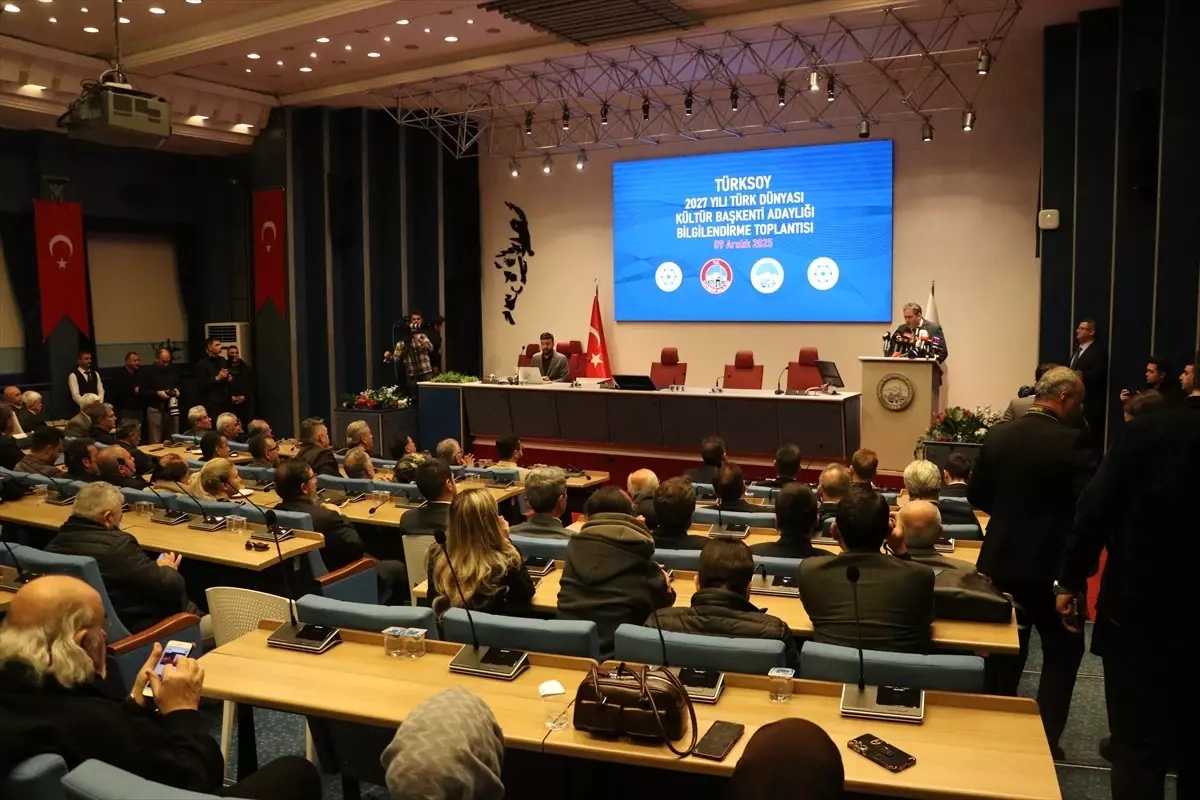 Kayseri'nin 2027 yılı 'Türk Dünyası Kültür Başkenti' adaylığına ilişkin toplantı yapıldı