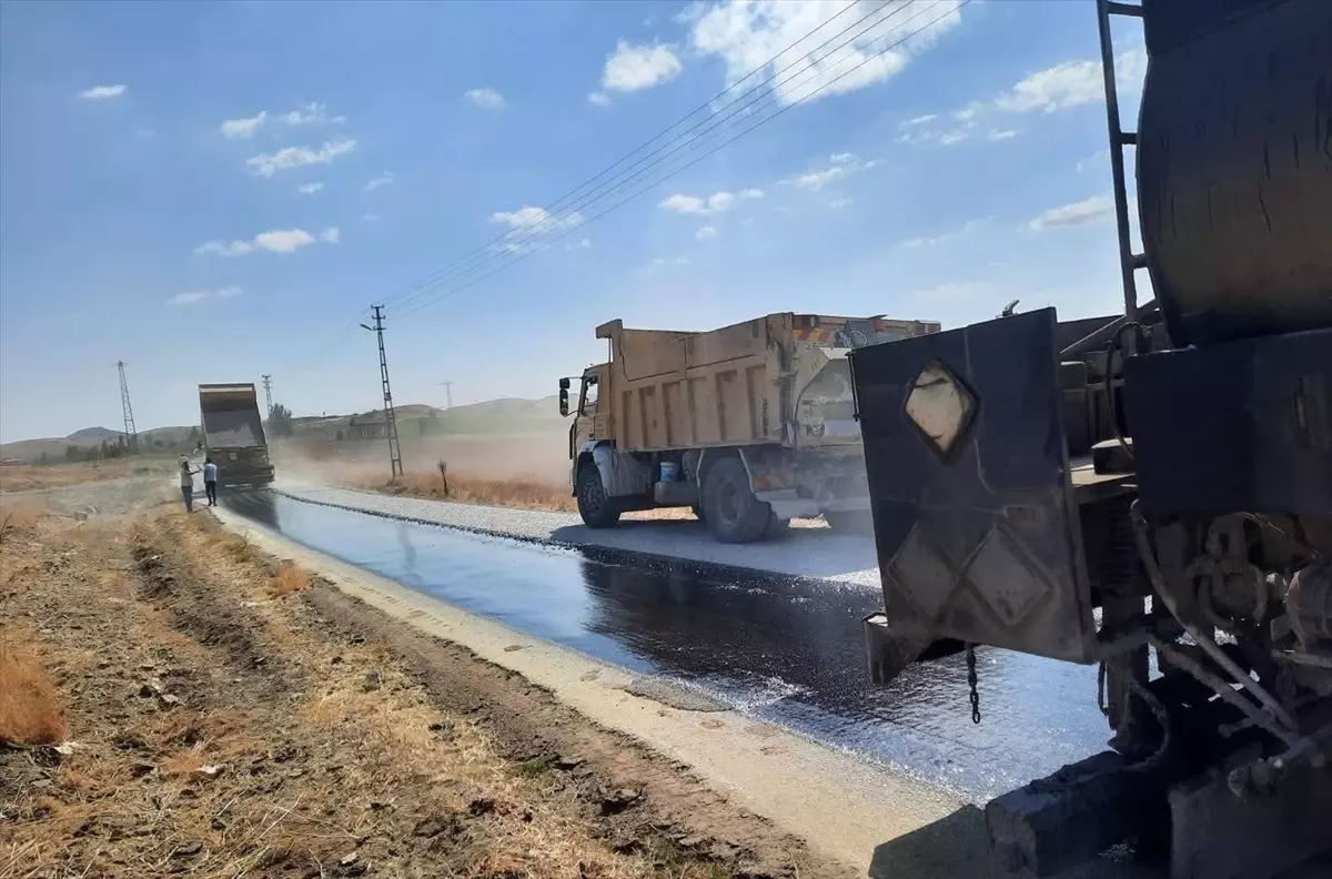 Sorgun'da köy yolları asfaltlandı