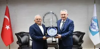 Tarım Reformu Genel Müdürü Yıldız, Başkan Büyükkılıç'ı ziyaret etti